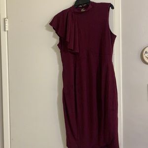 Maroon Cocktail Dress